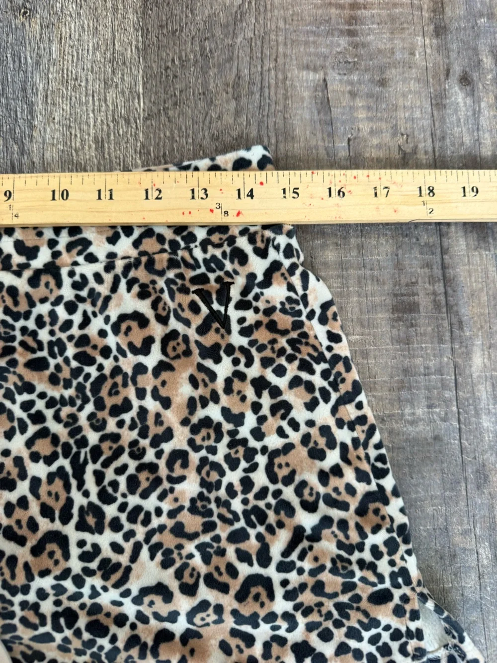 Victoria’s Secret Leopard Print Sleep Shorts Beige Black Cream
